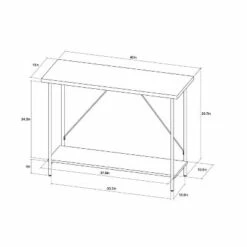 Wood and Metal Console Table - Room Essentials™ Black -Console Tables Sales unnamed file 47