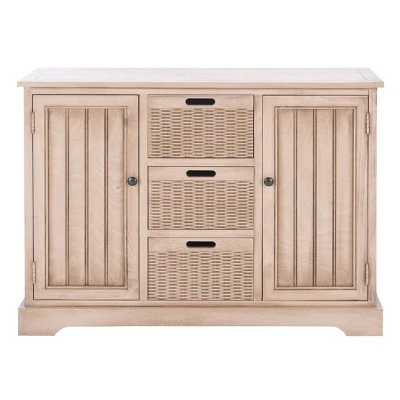 Landers 2 Drawers and 3 Baskets Console Table - Safavieh Sand 18 Landers 2 Drawers and 3 Baskets Console Table - Safavieh Sand - Image 16