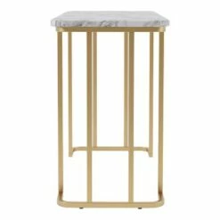 Trillick Faux Marble Top Sofa Table - miBasics Gold/black -Console Tables Sales unnamed file 4725