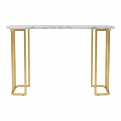 Trillick Faux Marble Top Sofa Table - miBasics Gold/black -Console Tables Sales unnamed file 4730