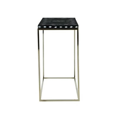 Olivia & May Eclectic Wood Console Table Gold - Olivia & May 6 Olivia & May Eclectic Wood Console Table Gold - Olivia & May - Image 4