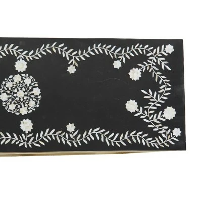 Olivia & May Eclectic Wood Console Table Gold - Olivia & May 10 Olivia & May Eclectic Wood Console Table Gold - Olivia & May - Image 8