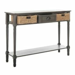 Caguas Console Table with Baskets Gray - Safavieh -Console Tables Sales unnamed file 483