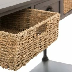 Caguas Console Table with Baskets Gray - Safavieh -Console Tables Sales unnamed file 485