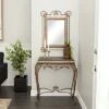 Olivia & May Set of 2 Traditional Iron Console Tables with Mirror Bronze - Olivia & May -Console Tables Sales unnamed file 4864