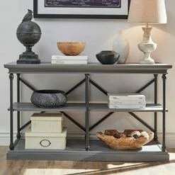 Belvidere Console Table - Inspire Q Vintage Oak
