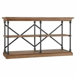 Belvidere Console Table - Inspire Q Vintage Oak -Console Tables Sales unnamed file 4874