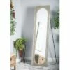 Olivia & May Natural Wood Console Mirror Brown - Olivia & May