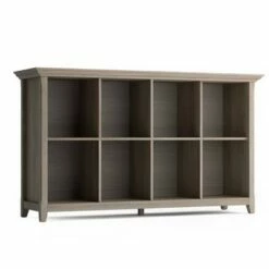 Halifax 8 Cube Storage Sofa Table - Wyndenhall Distressed Gray -Console Tables Sales unnamed file 493