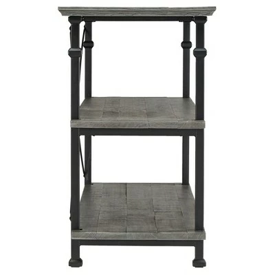 Ronay Rustic Industrial Console Table - Inspire Q® Brown 5 Ronay Rustic Industrial Console Table - Inspire Q® Brown - Image 3