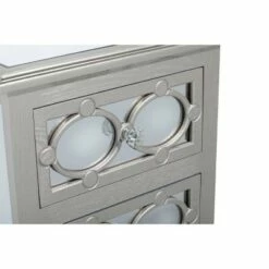 Olivia & May Set of 3 Glam Mirrored Wood Console Tables Silver - Olivia & May -Console Tables Sales unnamed file 4952