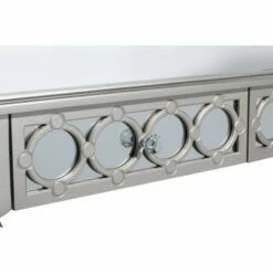 Olivia & May Set of 3 Glam Mirrored Wood Console Tables Silver - Olivia & May -Console Tables Sales unnamed file 4955