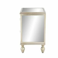 Olivia & May Set of 3 Glam Mirrored Wood Console Tables Silver - Olivia & May -Console Tables Sales unnamed file 4957