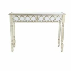 Olivia & May Set of 3 Glam Mirrored Wood Console Tables Silver - Olivia & May -Console Tables Sales unnamed file 4960