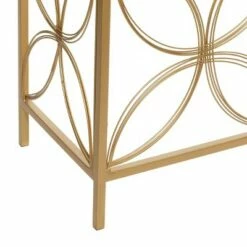 Olivia & May Contemporary Metal Console Table Gold - Olivia & May -Console Tables Sales unnamed file 4988