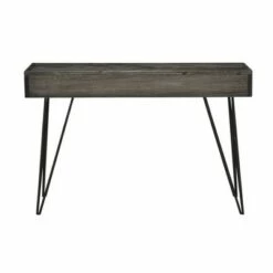 Alvara Court Occasional 2 Drawer Console Table - Treasure Trove Accents Charcoal/gray/brown -Console Tables Sales unnamed file 5015