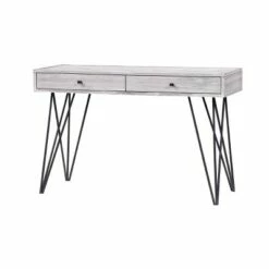 Alvara Court Occasional 2 Drawer Console Table - Treasure Trove Accents Charcoal/gray/brown -Console Tables Sales unnamed file 5018