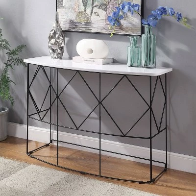 Drixol Rectangle Sofa Table - miBasics White 3 Drixol Rectangle Sofa Table - miBasics White