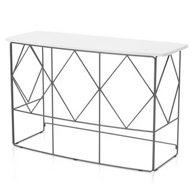 Drixol Rectangle Sofa Table - miBasics White 9 Drixol Rectangle Sofa Table - miBasics White - Image 7
