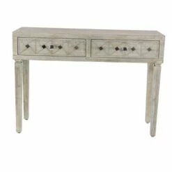 Olivia & May Set of 3 Glam Wood Console Tables Brown - Olivia & May -Console Tables Sales unnamed file 5075