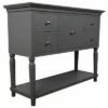 Decor Therapy Taylor Four Drawer Console Table Gray - Décor Therapy -Console Tables Sales unnamed file 5080