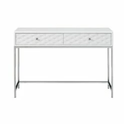 Islander 2 Drawer Console Table White - Treasure Trove Accents