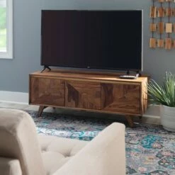 Haltom Console Brown - Powell Company