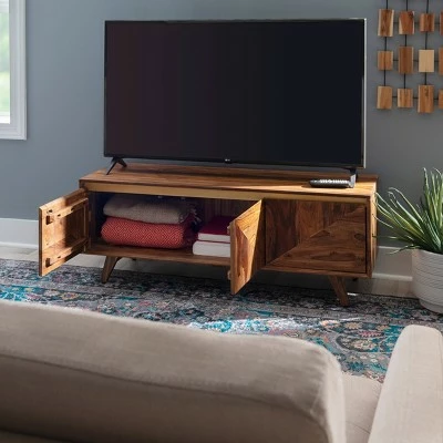 Haltom Console Brown - Powell Company 9 Haltom Console Brown - Powell Company - Image 7