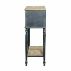 Olivia & May Farmhouse Wood Console Table Black - Olivia & May -Console Tables Sales unnamed file 5117