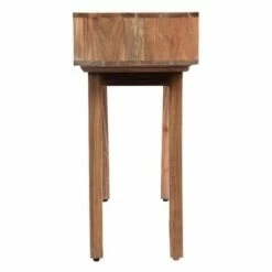 37" Wooden Farmhouse with 1 Drawer and Textured Front Console Table Brown - The Urban Port -Console Tables Sales unnamed file 5121