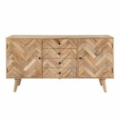 Lachlan 2 Drawer 2 Door Console Natural - Powell Company -Console Tables Sales unnamed file 5132