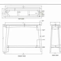 Quinlan Console Brown - Powell Company -Console Tables Sales unnamed file 5178