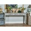 Olivia & May Rustic Mahogany Console Table Gray - Olivia & May -Console Tables Sales unnamed file 5188