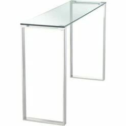 Studio 55D David 47 1/2" Wide Steel And Glass Modern Console Table -Console Tables Sales unnamed file 5198