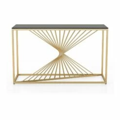 Wondry Geometric Inspired Sofa Table with Glass Top - miBasics Chrome 11 Wondry Geometric Inspired Sofa Table with Glass Top - miBasics Chrome -Console Tables Sales unnamed file 5203