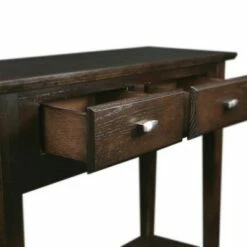 Favorite Finds Hall Console/Sofa Table Chocolate Oak Finish - Leick Home