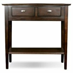 Favorite Finds Hall Console/Sofa Table Chocolate Oak Finish - Leick Home 11 Favorite Finds Hall Console/Sofa Table Chocolate Oak Finish - Leick Home -Console Tables Sales unnamed file 5211