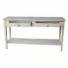 Spencer Console Server Table Unfinished Light Brown - International Concepts