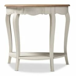Cordelia Finished Console Table White - Baxton Studio -Console Tables Sales unnamed file 5244