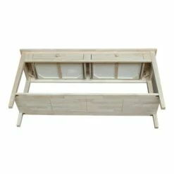 Spencer Console Server Table Unfinished Light Brown - International Concepts -Console Tables Sales unnamed file 530