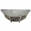 Wooden Console Table with 2 Shelves and Turned Legs Gray - The Urban Port -Console Tables Sales unnamed file 5362