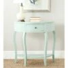Jan Demilune Small Console - Celadon - Safavieh