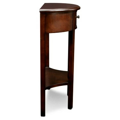 Demilune Hall Stand - Chocolate Cherry - Leick Home 8 Demilune Hall Stand - Chocolate Cherry - Leick Home - Image 6