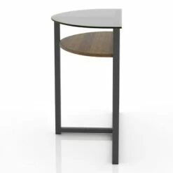 Regivea Open Shelf Sofa Table Black Chrome - miBasics -Console Tables Sales unnamed file 5444