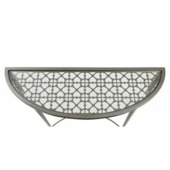 Harding X - Shaped Base Sofa Table Silver - miBasics -Console Tables Sales unnamed file 5448