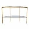 Lenaedo Demilune Console Table Black/White/Gold - Aiden Lane 2 Lenaedo Demilune Console Table Black/White/Gold - Aiden Lane -Console Tables Sales unnamed file 5449