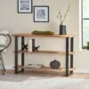 Rooker Handcrafted Modern Industrial Acacia Wood Media Console Table Natural/Black - Christopher Knight Home -Console Tables Sales unnamed file 5472
