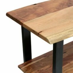 Rooker Handcrafted Modern Industrial Acacia Wood Media Console Table Natural/Black - Christopher Knight Home -Console Tables Sales unnamed file 5475