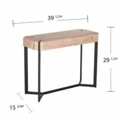 Burnra Modern Farmhouse Console Table Natural/Black - Aiden Lane -Console Tables Sales unnamed file 5484