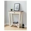 Risa Contemporary 1 Drawer Console Table Ivory /Light Oak - HOMES: Inside + Out 1 Risa Contemporary 1 Drawer Console Table Ivory /Light Oak - HOMES: Inside + Out -Console Tables Sales unnamed file 5489